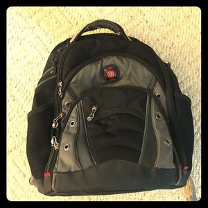 Black Swiss Army backpack
